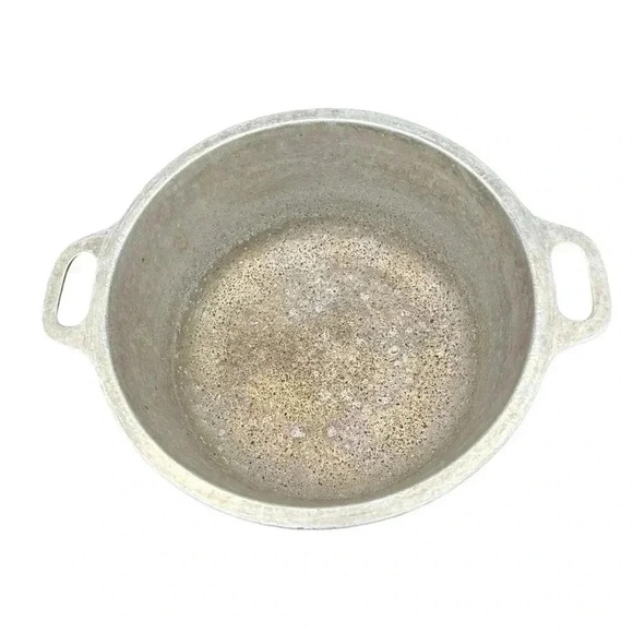 Vintage 1950s Century Silver Seal Hammered Aluminum Dutch Oven Roaster MCM - Picture 3 of 12